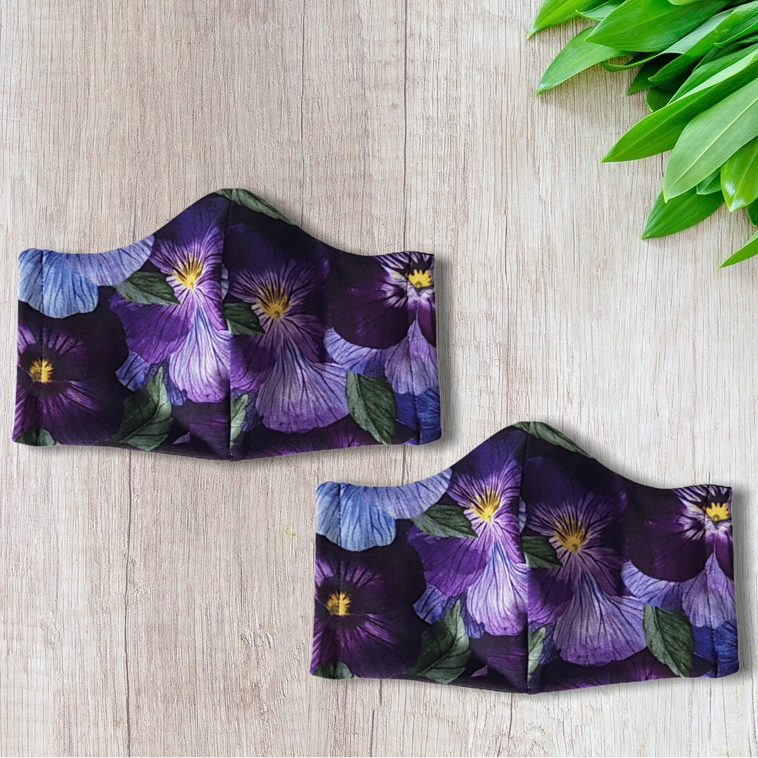 Kasvomaski, taskullinen, Orvokki violetti